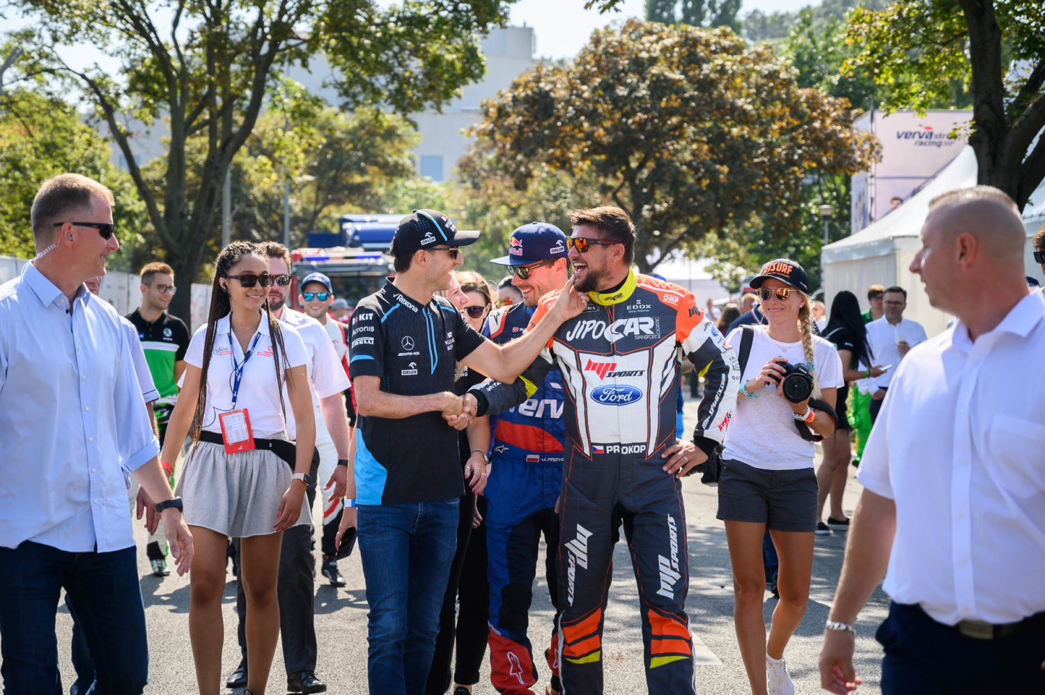 Robert Kubica Martin Prokop Kuba Przygoński on Verva Street Racing 2019