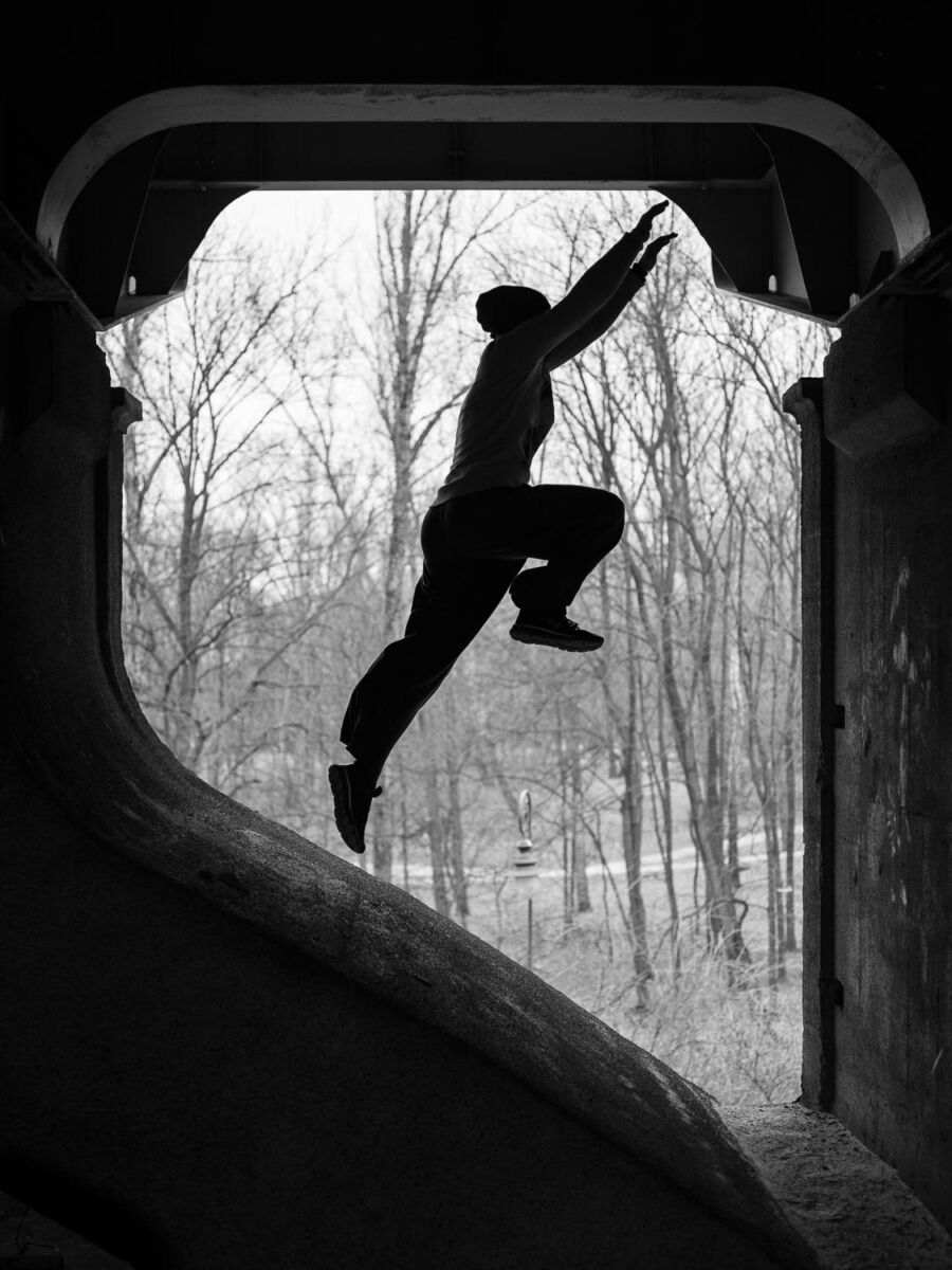 Kamil Słomkowski - parkour in Warsaw