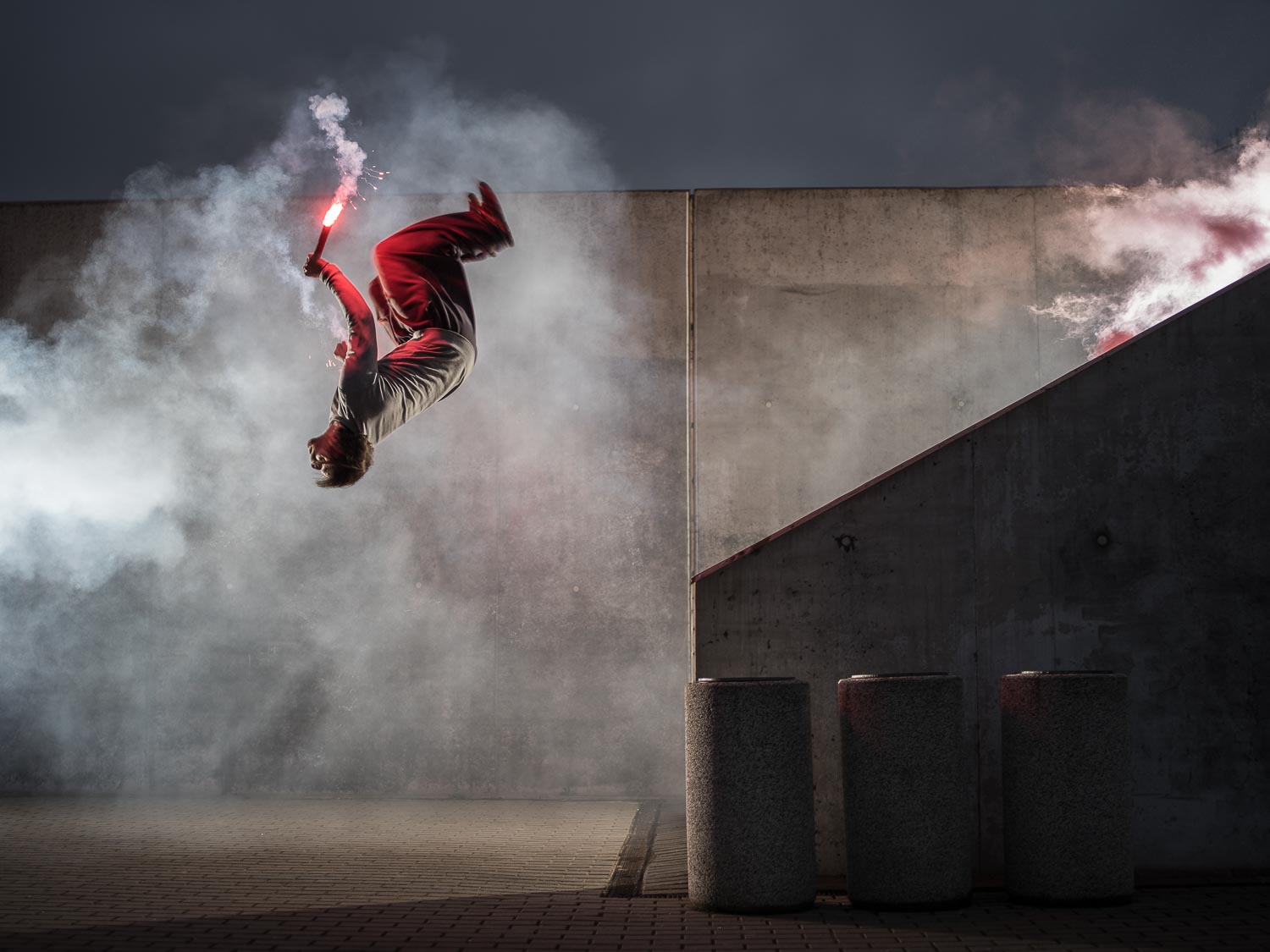 Kamil Słomkowski - parkour in Warsaw