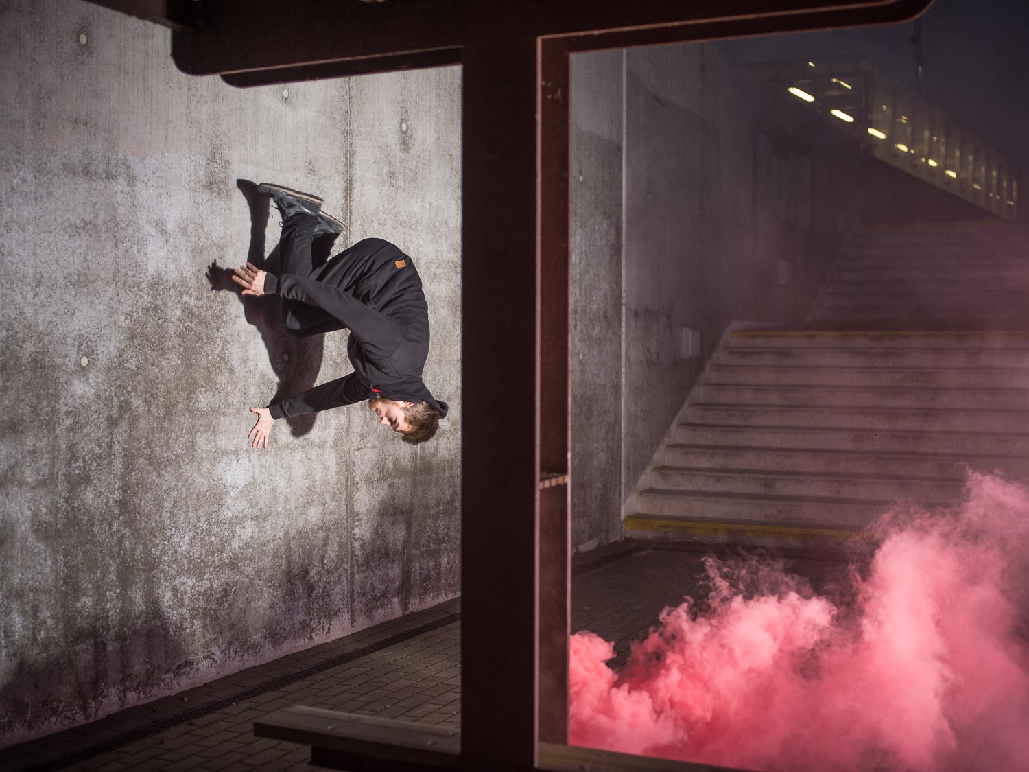 Michał Radomyski - parkour in Warsaw