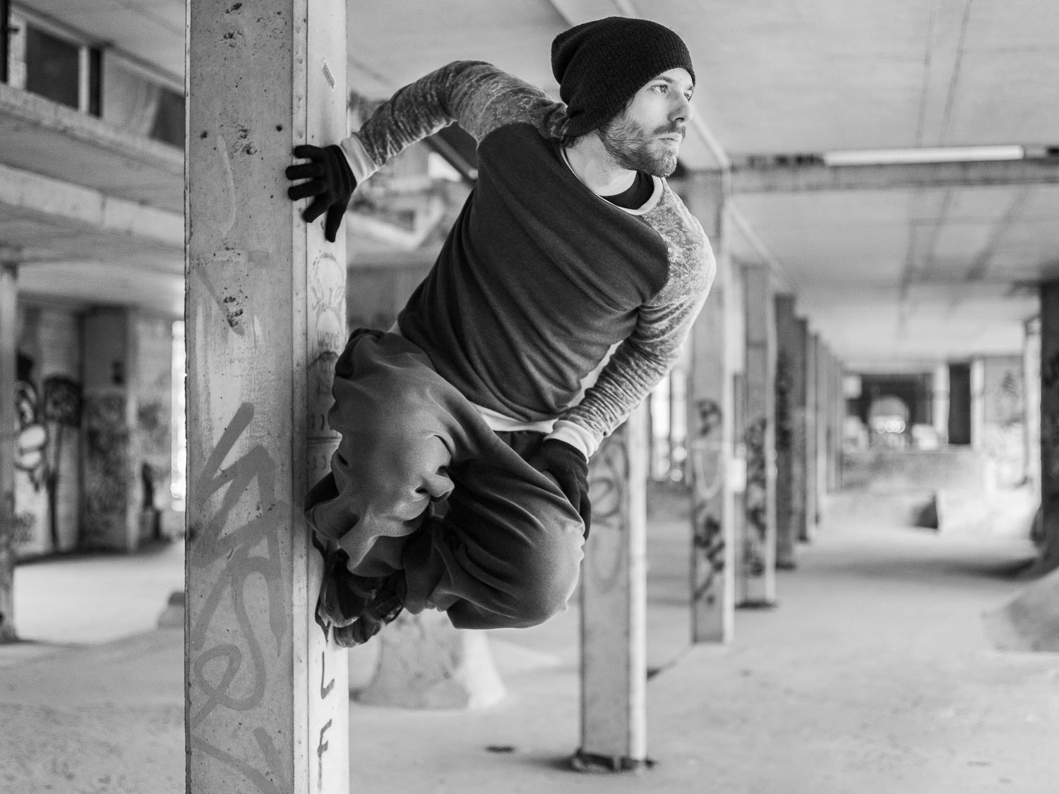 Kamil Słomkowski - parkour in Warsaw